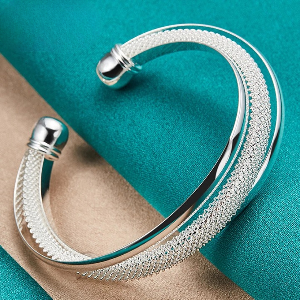 Sophisticated Sterling Silver Smooth Bracelet
