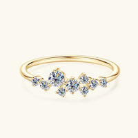 Sparking Delicate Moissanite Diamond Ring-Rees Jewels-ReesJewels