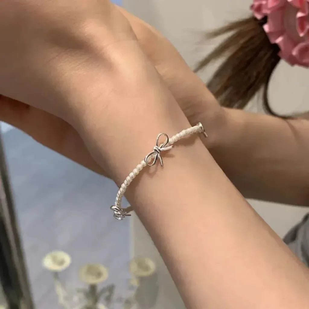Sparkling Delicate Sweet Bow Bracelet