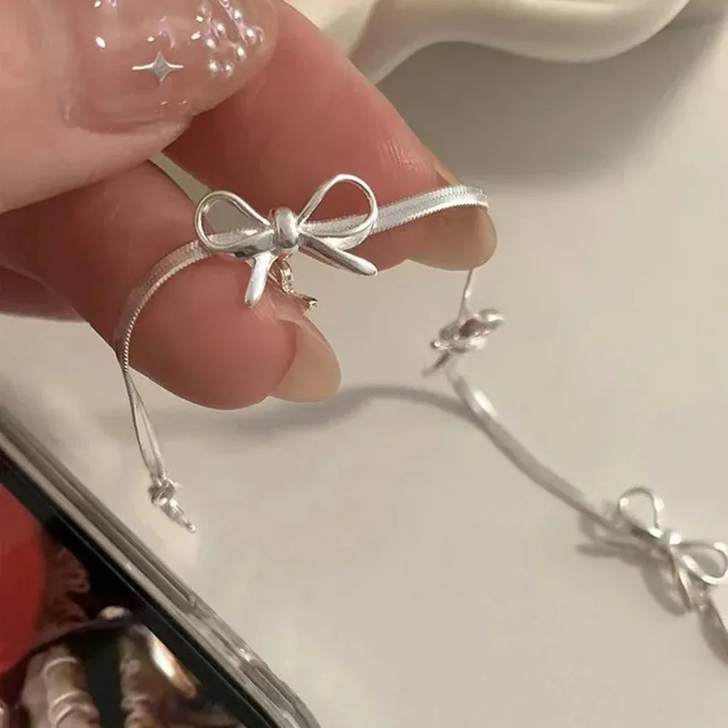 Sparkling Delicate Sweet Bow Bracelet-My Store-ReesJewels