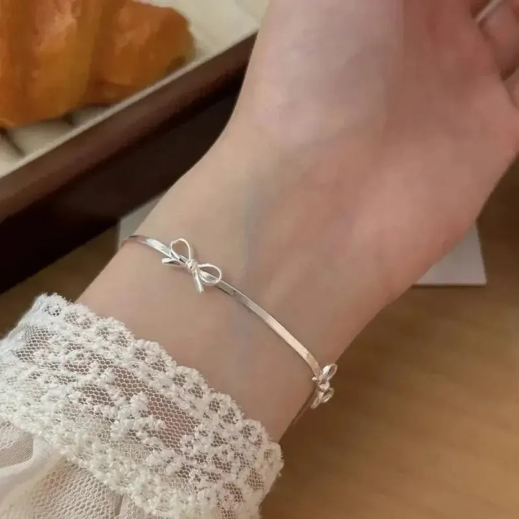 Sparkling Delicate Sweet Bow Bracelet