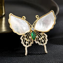 Sparkly Elegant Crystal Butterfly Pin Brooches-Rees Jewels-5-ReesJewels
