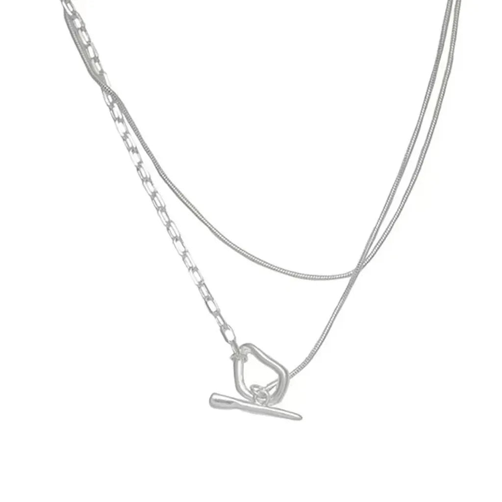 Sterling Silver Elegant Charm Pendent Necklace-My Store-ReesJewels