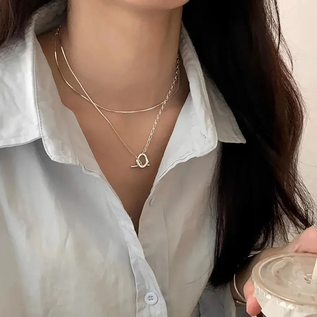 Sterling Silver Elegant Charm Pendent Necklace-My Store-ReesJewels