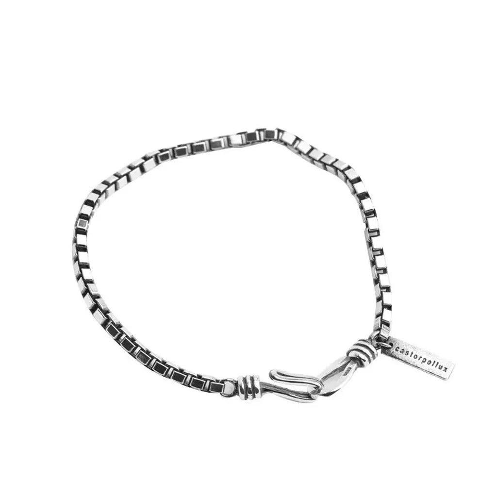 Sterling Silver Elegant Geometric Charm Bracelet-My Store-ReesJewels