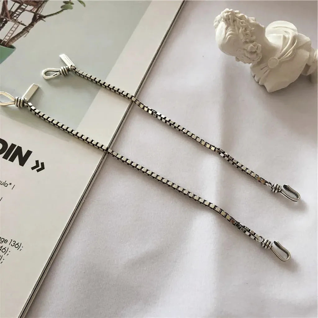 Sterling Silver Elegant Geometric Charm Bracelet-My Store-ReesJewels