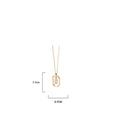 Sterling Silver Personalised Initial Collarbone Chain-My Store-ReesJewels