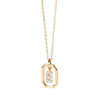 Sterling Silver Personalised Initial Collarbone Chain-My Store-Gold-E-ReesJewels