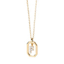 Sterling Silver Personalised Initial Collarbone Chain-My Store-Gold-F-ReesJewels