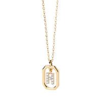 Sterling Silver Personalised Initial Collarbone Chain-My Store-Gold-H-ReesJewels