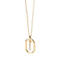 Sterling Silver Personalised Initial Collarbone Chain-My Store-Gold-I-ReesJewels