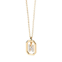 Sterling Silver Personalised Initial Collarbone Chain-My Store-Gold-N-ReesJewels