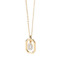 Sterling Silver Personalised Initial Collarbone Chain-My Store-Gold-O-ReesJewels