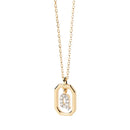Sterling Silver Personalised Initial Collarbone Chain-My Store-Gold-Q-ReesJewels