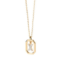 Sterling Silver Personalised Initial Collarbone Chain-My Store-Gold-X-ReesJewels