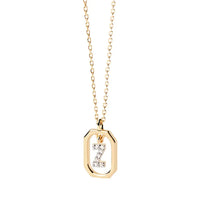 Sterling Silver Personalised Initial Collarbone Chain-My Store-Gold-Z-ReesJewels