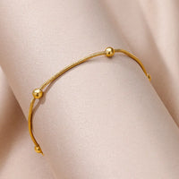 Stunning Aesthetic Beads Chain Anklet-Rees Jewels-ReesJewels