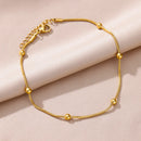 Stunning Aesthetic Beads Chain Anklet-Rees Jewels-ReesJewels