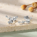 Stylish Moissanite Diamond Stud Earrings-Rees Jewels-ReesJewels