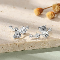 Stylish Moissanite Diamond Stud Earrings-Rees Jewels-ReesJewels
