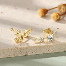 Stylish Moissanite Diamond Stud Earrings-Rees Jewels-ReesJewels