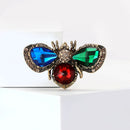 Stylish Rhinestone Crystal Bee Brooches-Rees Jewels-Multicolor-ReesJewels
