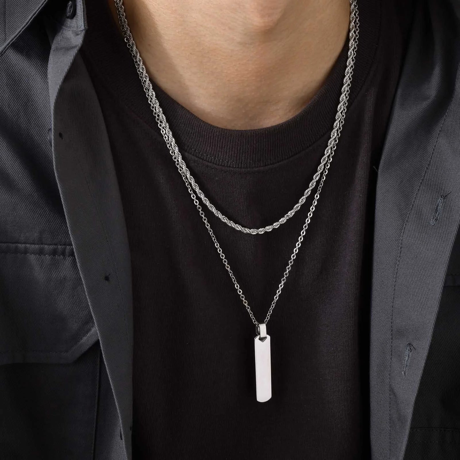 Stylish Single and Layered Chain for Men-Rees Jewels-ReesJewels