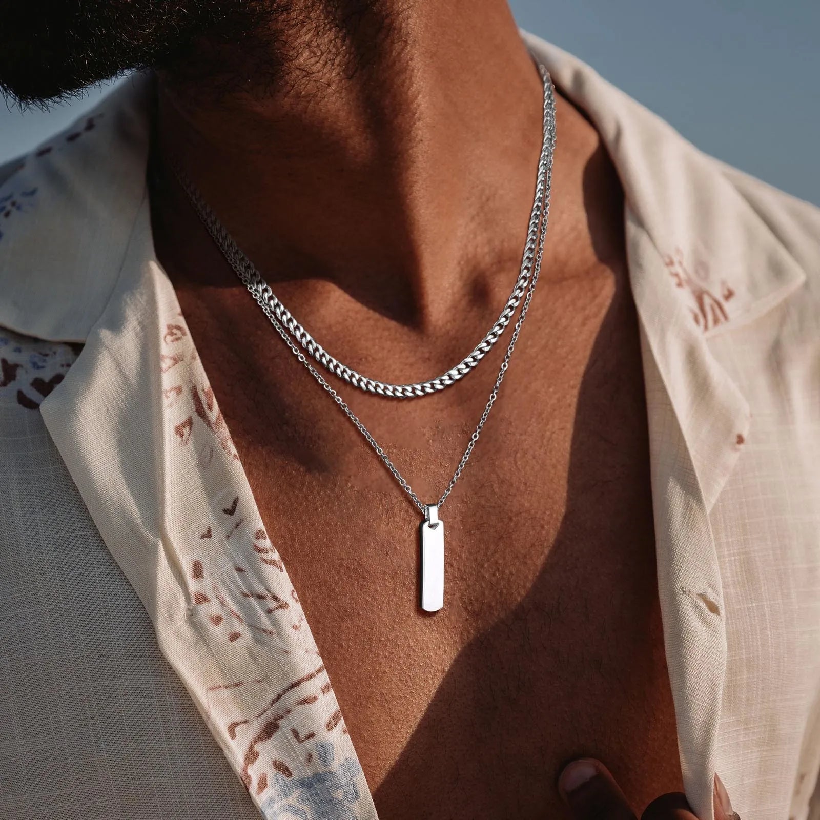 Stylish Single and Layered Chain for Men