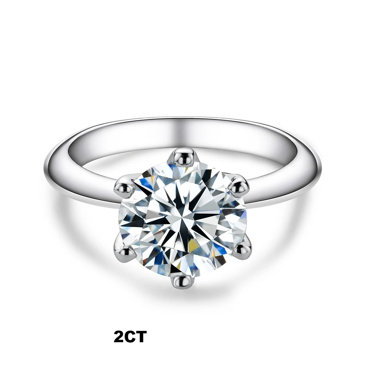 2ct White Gold / 4