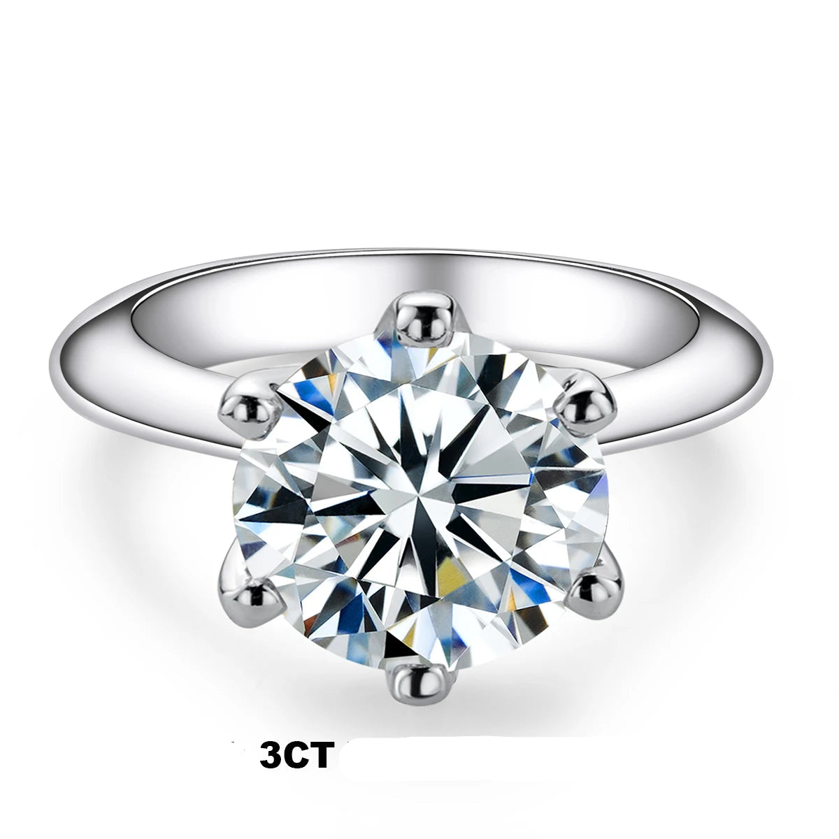 3ct White Gold / 4