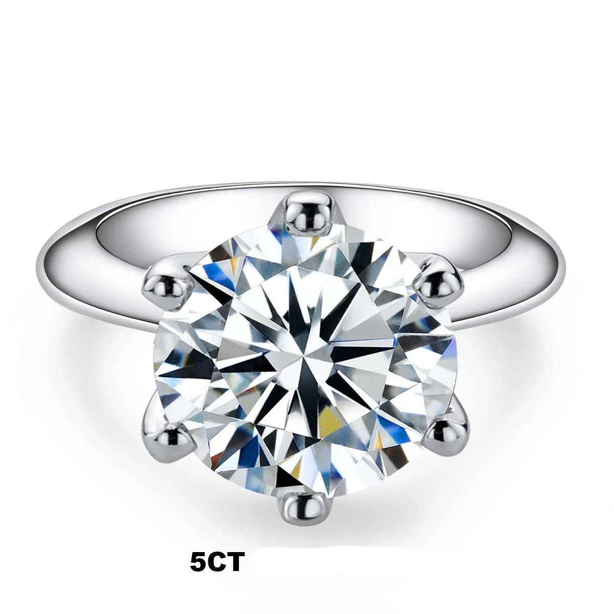 5ct White Gold / 4