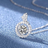 Timeless Moissanite Pendant Necklace-Rees Jewels-ReesJewels