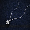 Timeless Moissanite Pendant Necklace-Rees Jewels-ReesJewels
