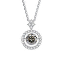 Timeless Moissanite Pendant Necklace-Rees Jewels-Gray-1ct-45cm-ReesJewels