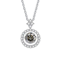 Timeless Moissanite Pendant Necklace-Rees Jewels-Gray-1ct-45cm-ReesJewels
