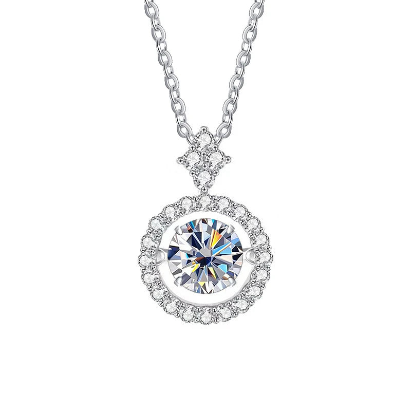 Timeless Moissanite Pendant Necklace