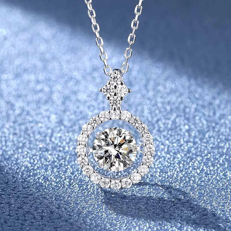Timeless Moissanite Pendant Necklace