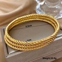 Timeless Rope Elegance Bangle Set-Rees Jewels-ReesJewels
