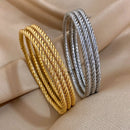 Timeless Rope Elegance Bangle Set-Rees Jewels-ReesJewels