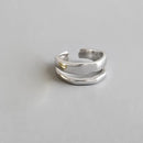 Trendy Elegant Twist Circle Rings-ReesJewels-ReesJewels