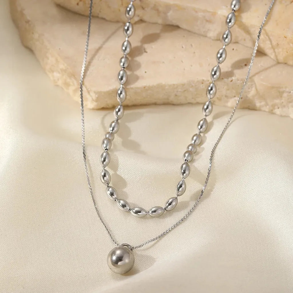 Trendy Minimalist Double Clavicle Necklace-ReesJewels-ReesJewels