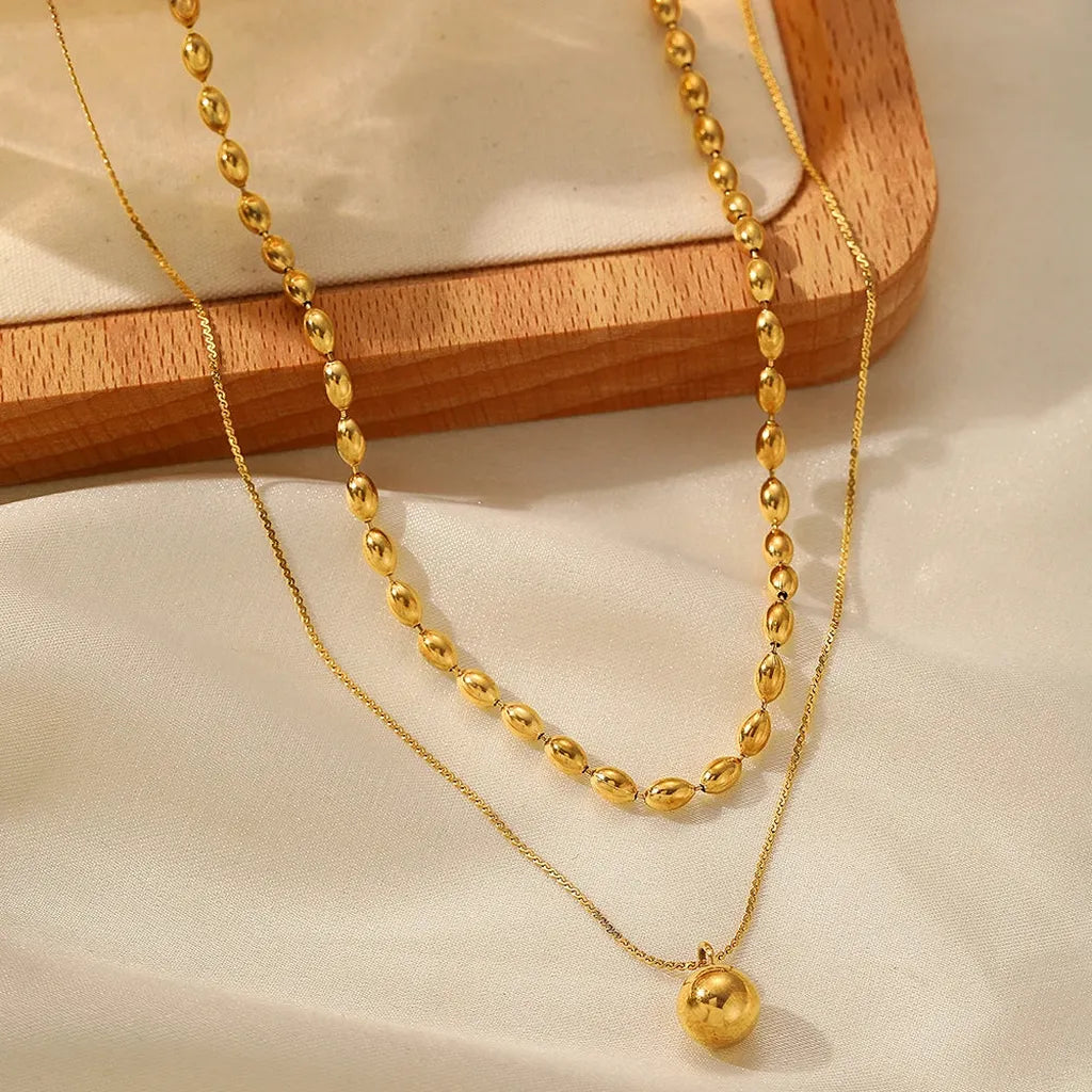 Trendy Minimalist Double Clavicle Necklace-ReesJewels-ReesJewels