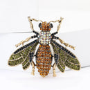 Trendy Zirconia Crystal Insect Brooche-Rees Jewels-Green-ReesJewels
