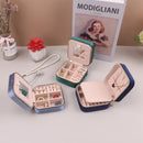 Velvet Travel Zipper Jewelry Box-Rees Jewels-ReesJewels