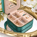 Velvet Travel Zipper Jewelry Box-Rees Jewels-ReesJewels