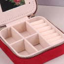 Velvet Travel Zipper Jewelry Box-Rees Jewels-ReesJewels