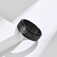 Viking Celtic Knot Rune Rotating Anti-Stress Ring For Men-Rees Jewels-ReesJewels