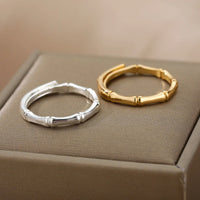Vintage Bamboo Joint Band Ring-Rees Jewels-ReesJewels