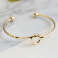 Vintage Elegant Woven Twist Bangle-ReesJewels-ReesJewels