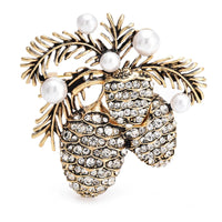 Vintage Pinecone Elegance Brooch-Rees Jewels-Pinecone-ReesJewels